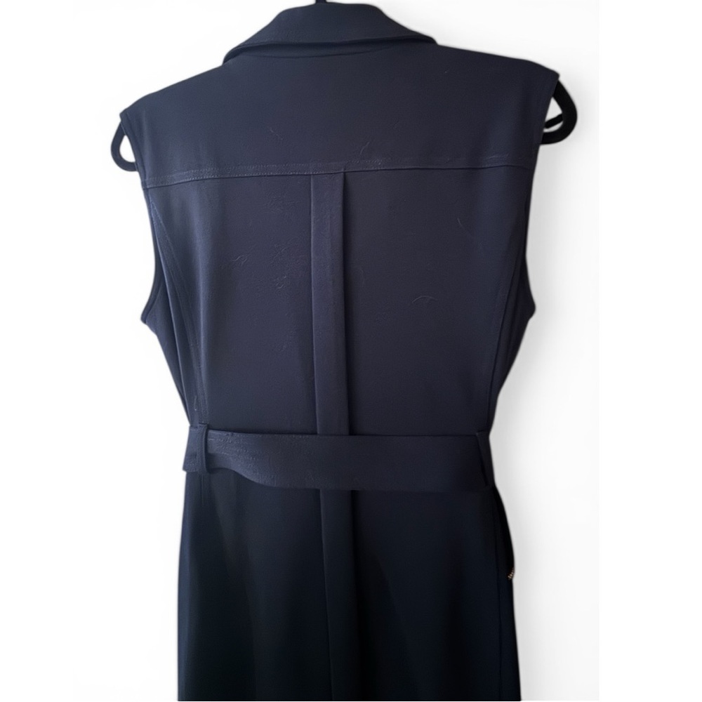 Calvin Klein Black Dress with Branded Ribbon Detail - Picture 11 of 16